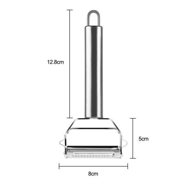 Stainless Steel Multi-function Vegetable Peeler & Julienne Peeler 