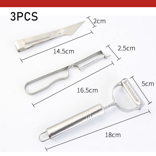 Stainless Steel Multi-function Vegetable Peeler & Julienne Peeler 