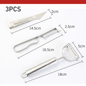 Stainless Steel Multi-function Vegetable Peeler & Julienne Peeler 