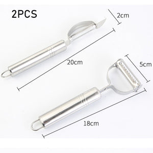 Stainless Steel Multi-function Vegetable Peeler & Julienne Peeler 