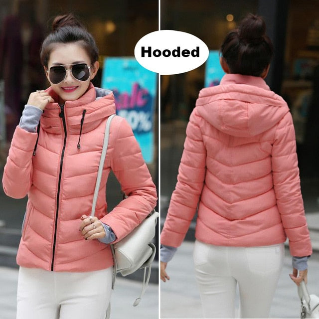 Best Winter Jacket - Slim Cotton padded basic tops - Winter Is Coming