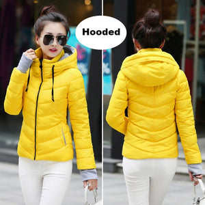 Best Winter Jacket - Slim Cotton padded basic tops - Winter Is Coming