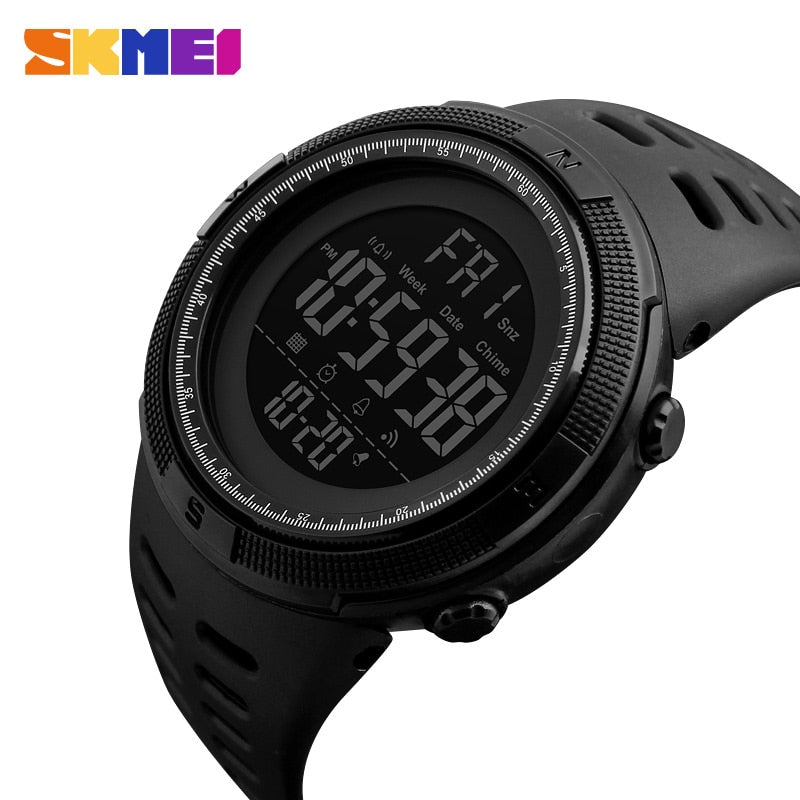 Multi functional Digital Men Outdoor Sport Watch 