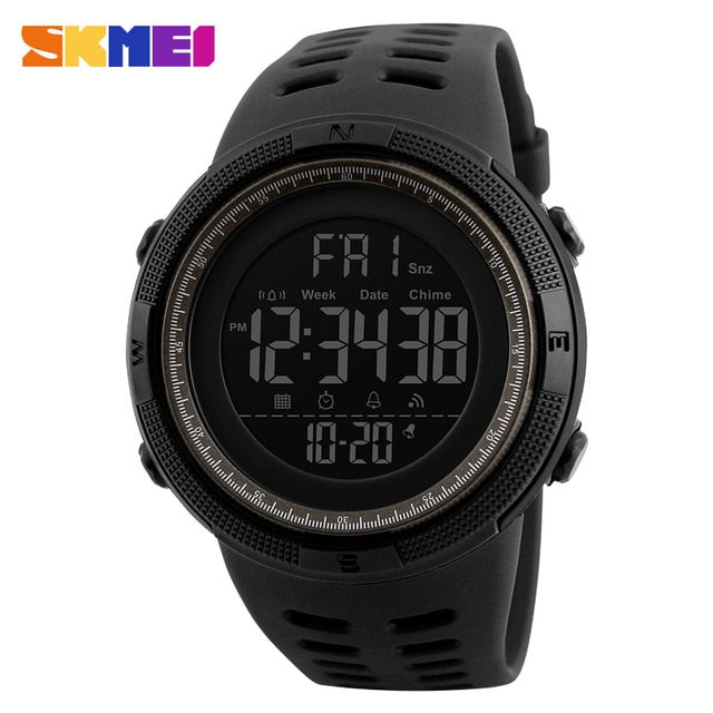 Multi functional Digital Men Outdoor Sport Watch 