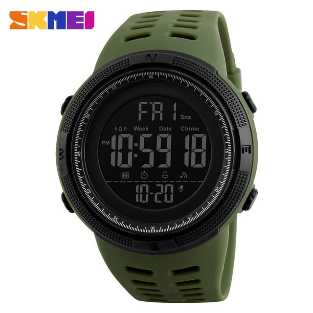 Multi functional Digital Men Outdoor Sport Watch 