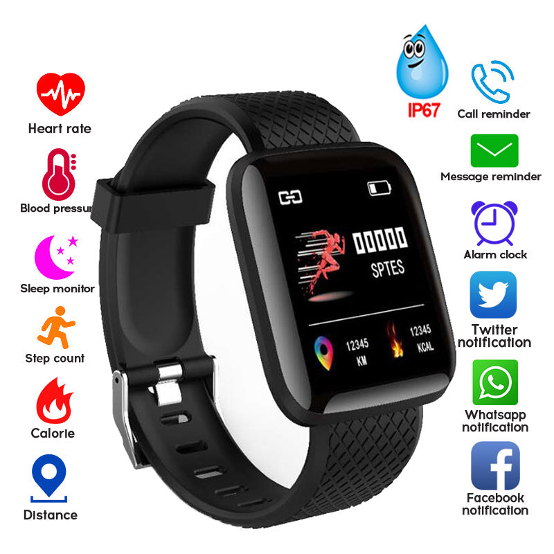 Most Popular 116Plus Men Women Smart Sport Watch