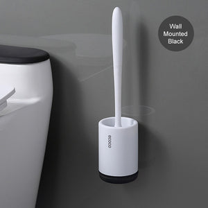 Toilet Brush with Rubber Head Holder - Best Cleaning Brush For Toilet