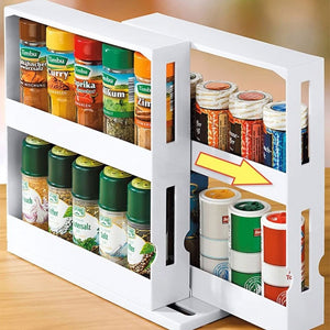 Multi functional Cabinet Cupboard Organizer- Best Kitchen Storage Hack