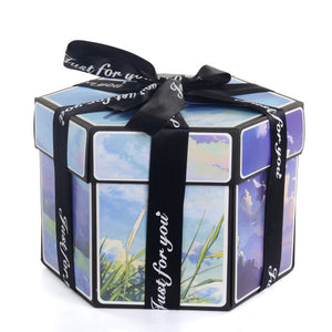 Romantic Hexagon Lovers Memory Surprise DIY Gift Box -Pro Living Store