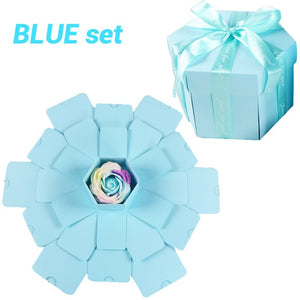 Romantic Hexagon Lovers Memory Surprise DIY Gift Box -Pro Living Store